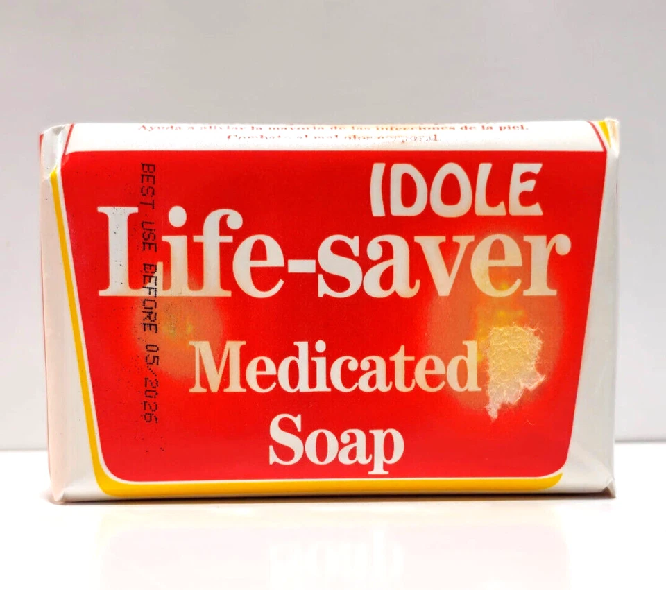 Idole Life-saver Medicated Antiseptic Soap 4.4 ONZ or 125gr