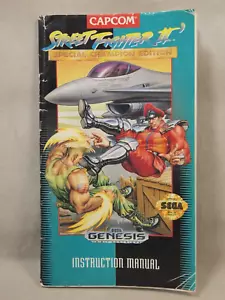 Street Fighter II Special Champion Edition (SEGA Genesis) Authentic MANUAL ONLY - Picture 1 of 7