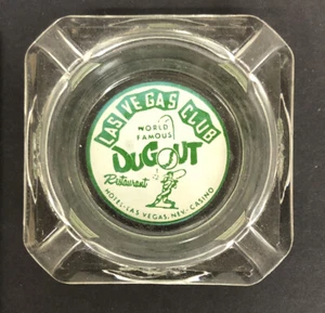 Las Vegas Club Word Famous Dug Out Restaurant Las Vegas Casino Ash Tray - Picture 1 of 4