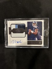 2022 Panini One Malik Willis Rookie 3 Color Patch Autograph On Card  /75 Titans