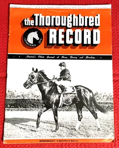 VINTAGE 1962 THOROUGHBRED RECORD Horse Racing Magazine, *AMERIGO - *PRINCEQUILLO - Picture 1 of 23