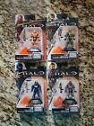 Set Of 4 Halo Heros Series 2 Mega Bloks / Construx  Spartan Figures