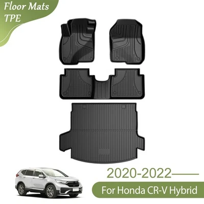 Accessories All Weather for Honda CR-V Hybrid 2020-2022 TPE Floor Mats Trunk Mat Foto 1 de 4