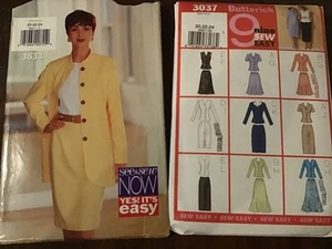 Butterick 5276 6443 ~ Jacket Dress Vest ~Size 20 22 24 ~ Uncut - Picture 1 of 7