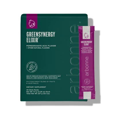 Normalmente $121Arbonne Greensynergy Elixir™ - Edición Limitada Granada Sabor Acai Foto 1 de 2