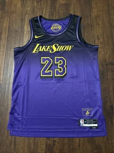 Camiseta Nike Auténtica LA Lakers City Edition Lebron James FQ4346 Para Hombre L NUEVA CON ETIQUETAS - Imagen 1 de 12