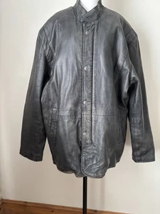 Cripple Creek Men’s Leather Jacket 2XL Dark Brown Smart Quality Quilted Lining - Picture 1 of 7