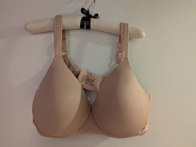Jockey 40B 3967/3970 Lined/Lightly Padded Underwire Bra with Padded Straps Beige - Image 1 of 3