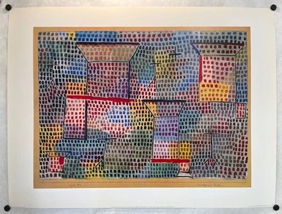  Kreuz und Säulen, 1931 por Paul Klee - Impresión de póster nuevo/antiguo stock, Italia 1988  Foto 1 de 4