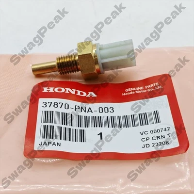 Sensor de temperatura de refrigerante genuino 37870-PNA-003 temperatura agua ECT para Honda Acura Foto 1 de 4