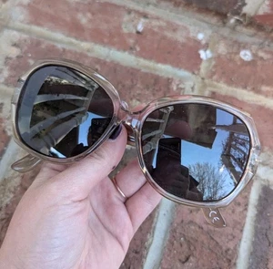 Sofia Vergara X Foster Grant NS1220 Alejandra gris/marcos transparentes solamente - Imagen 1 de 16