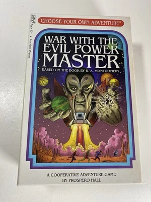 Choose Your Own Adventure War With The Evil Power Master Board Game Ages 10+ - Image 1 of 4