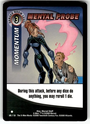 2000 The X-Men Movie TCG Trading Card Game #105/131 Mental Probe - Image 1 of 4