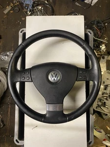 Volkswagen Golf V (1K) / Passat (B6) 1K0959538F Leren Stuurwiel - Picture 1 of 5