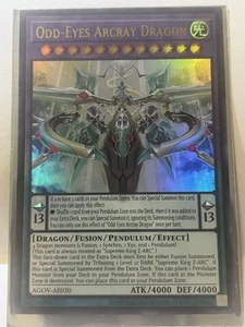 Yu-Gi-Oh Odd-Eyes Arcray Dragon Asia-Inglés OCG Ultra Raro - Imagen 1 de 1