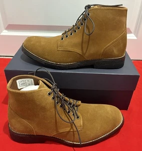 Brooks Brothers Herren Braun Wildleder Chukka Derby Kreppsohle Stiefel Größe 9,5D Neu - Bild 1 von 11