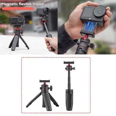 Magnetic Selfie Teleskop Stativ Für DJI OSMO ACTION 6 Kamera Erweiterbar Stand - Bild 1 von 4
