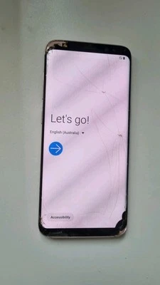 Samsung Galaxy S8 silber teildefekt - Bild 1 von 2