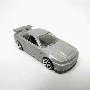 Hot Wheels Nissan Skyline GT-R R34 2009 silber lose Auto Diecast lose - Bild 1 von 5