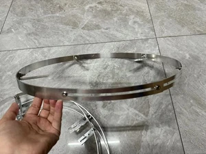 4PCS 15.5" Set Adjustable Metal rings with Mounting bracket -for Wheel Lights - Picture 1 of 13