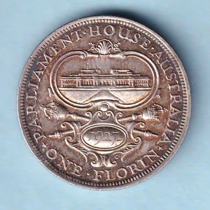 Australia. 1927 Canberra Florin.. Much Lustre - EF/gEF - Imagen 1 de 2