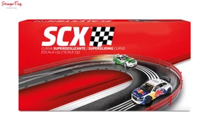 SCX Sliding Chicane Curved Track Slot Car - Foto 1 di 1