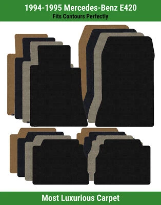 Alfombrillas Lloyd Luxe fila delantera y trasera para Mercedes-Benz E420 1994-1995  Foto 1 de 4