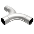 Magnaflow 10734 Universal Y-Pipe 2.5" In/Out 8" Long 90-Degree Outlets Stainless