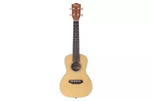 Ohana CKS-22E Solid Spruce Top Slim Body Elec/Acou Concert Ukulele w/Gig Bag -Bl - Picture 1 of 6
