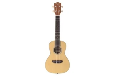 Ohana CKS-22E Solid Spruce Top Slim Body Elec/Acou Concert Ukulele w/Gig Bag -Bl - Image 1 of 4