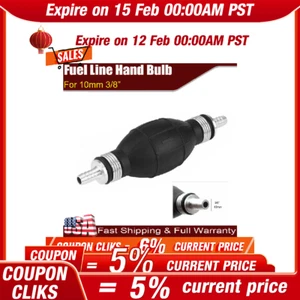 3/8'' Hand Primer Bulb Outboard Car Marine Boat Gas Fuel Line Pump All Fuel! - Picture 1 of 8