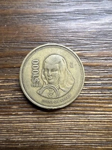 MÉXICO 1000 PESOS 1988 CIRCULADO - Imagen 1 de 2