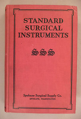 Standard Surgical Instruments CATALOG - 1922 - W Price List - 416 Page Hardcover • 141.63$
