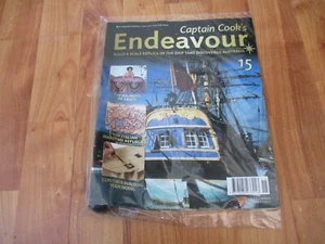 1/48 Eaglemoss Costruzione Capitano COOK Endeavour Modello Nave Problema 15 Inc - Foto 1 di 2