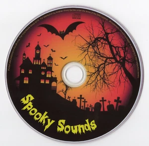 SPOOKY SOUNDS AUDIO CD HALLOWEEN PARTY SCARY EFFECTS MUSIC 4 KIDS TRICK OR TREAT - Picture 1 of 5