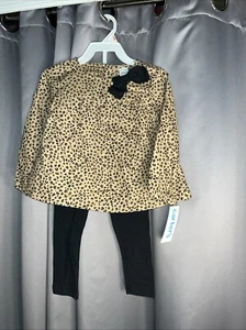 Carter’s two-piece outfit Toddler Girls Long Sleeve Top and leggings 2T NWT - Picture 1 of 6