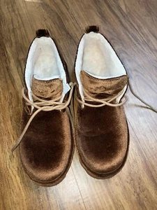 Bearpaw 8 Skye Carmel Samt Schnürstiefel gefüttert - Bild 1 von 7