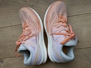 Women's Saucony Freedom ISO 2 Peach Running Shoes US 8.5 w/Currex RunPro Insoles - Picture 1 of 12