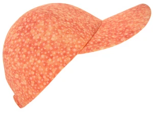 "Coral Confetti" SMALL - Ladies Womens Baseball Ball Cap Hat Peach Pastel Orange - Picture 1 of 8