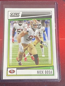 Tarjeta de fútbol americano 2022 Score 169 Nick Bosa San Francisco 49ers - Imagen 1 de 2