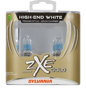 Sylvania Silverstar ZXE Gold 9012 HIR2 55W Two Bulbs Headlight Stock Made in USA - Picture 1 of 14