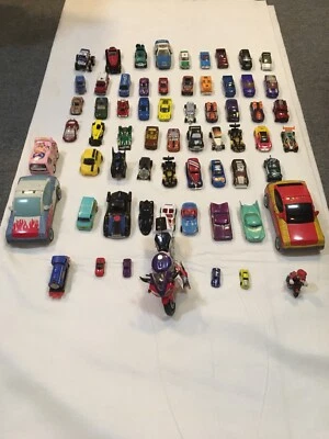 Die Cast Cars, transformers, super hero cars, lot of 65 cars - Image 1 of 4