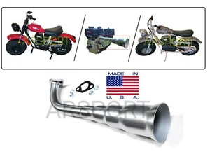 4 Stage Exhaust Header for Massimo MB200, BT200X, CT200U, BT200U-EX, 212cc engin - Picture 1 of 12