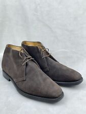 John Lobb Giono England Suede Brown Chukka Boots 9.5 E UK 10.5 US 43.5 EUR