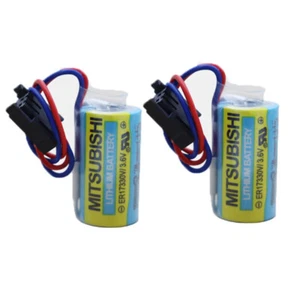2x MR-BAT ER17330V/3.6V Mitsubishi A6BAT PLC Battery for FANUC CNC System Power - Picture 1 of 8