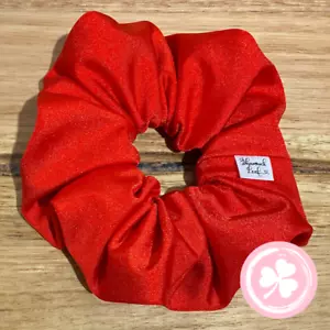 Red Swim Standard Scrunchie ~ Scrunchie, Hair Ties, 90's Fashion, scrunchy - Picture 1 of 2