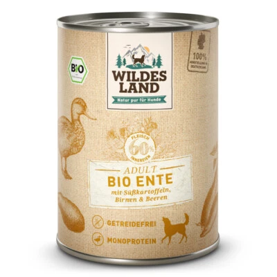 Wildes Land - BIO Adult - Ente - 12 x 400 g - Bild 1 von 4