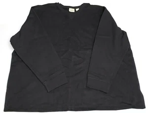 NWOT Classic Elements Women's Black Sweatshirt Pullover Sweater Plus Size 24W-26 - Foto 1 di 2