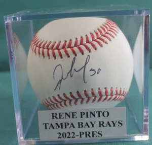 RENE PINTO (2022-2024) TAMPA BAY RAYS SIGNED BASEBALL(Signed in Person) - Picture 1 of 2