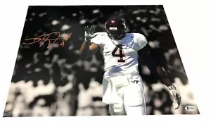 Virginia Tech Hokies Deangelo Hall Signed Auto 16x20 Photo - BAS W COA - Picture 1 of 1